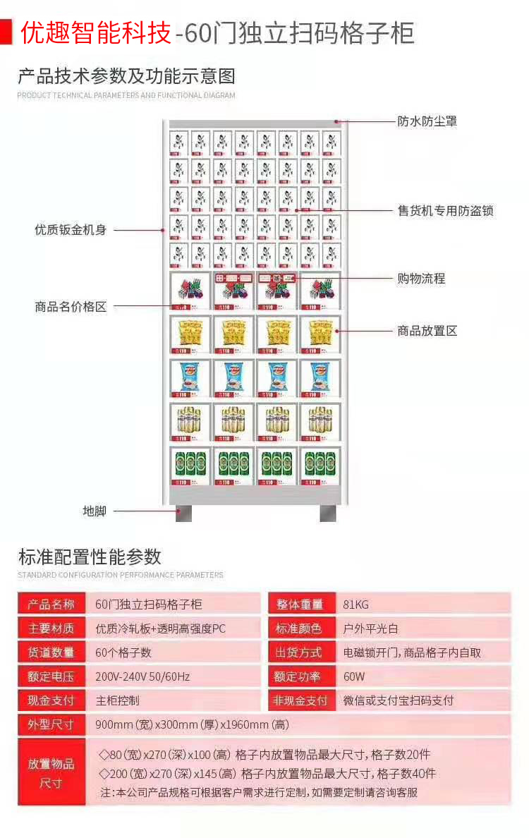60門獨(dú)立掃碼柜 綜合 成人 醫(yī)療機(jī)