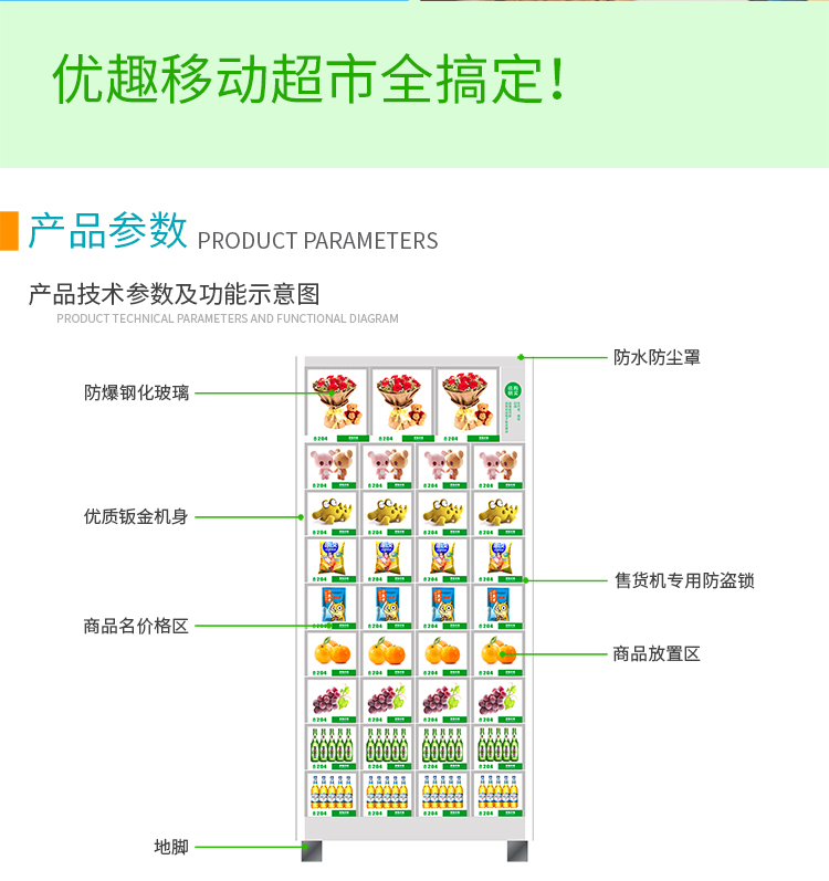 優(yōu)趣生活自動(dòng)售賣機(jī) 35門(mén)副柜 綜合 成人 醫(yī)療機(jī)(圖5)