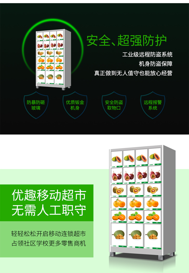 優(yōu)趣生活自動(dòng)售賣機(jī) 20門(mén)副柜 綜合 成人 醫(yī)療機(jī)(圖3)